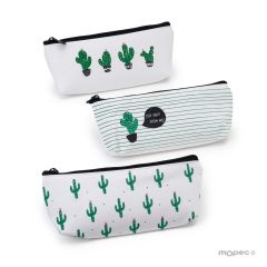 Guardatodo con cremallera cactus surtido de 3
