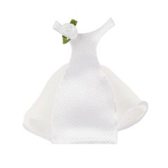 Vestido miniatura novia 8cm, min.12