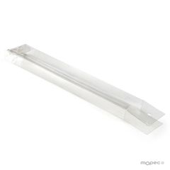 Estuche transparente 3,5x1,2x20,5cm. min.25
