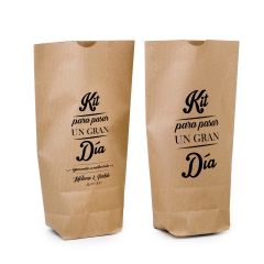 Bolsa Kraft Kit Pasar un Gran Día personalizable 