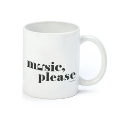 Taza cerámica Music, Please en caja regalo