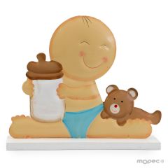 Figura pastel metal Pit biberón 15cm P.GOLOSO