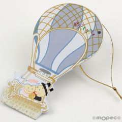 Pit & Pita globo metal imán+anilla 11,5cm, min.6