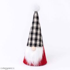 Decoración de Navidad gnomo con gorro 15cm