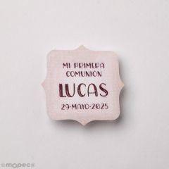 Etiqueta adhesiva escudo, min.5