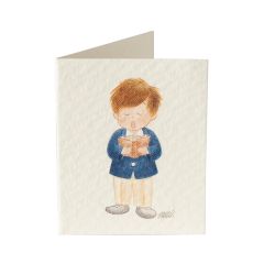 Tarjeta librito niño cantando onditas, preciox100uds