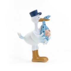 Cigueña amorosa Pit imán+anilla 8cm min12