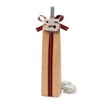 Caja kraft 2bombones con pinza 25 Aniversario *