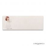 Etiq. adhesivas niña cabello liso 68xhoja, min.5