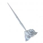 Bolígrafo firmas Flor Rosa