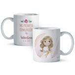 Taza cerámica niña Comunión en caja regalo
