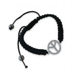 Pulsera  símbolo paz regulable, min.4  PROMOCIÓN