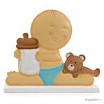 Figura pastel metal Pit biberón 15cm P.GOLOSO