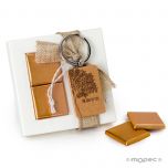 Llavero madera rectangular The tree of life 2chocolatinas