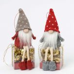 Estuche Gnomo rojo y gris base madera 8 croki-chocs  min.2