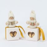 Niño y niña jersey blanco corazón dorado caja 4 cora-choc  min 4
