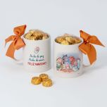 Taza cerámica F. Navidad Pit & Pita Belén 6 bomb caja regalo