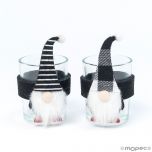 Portavela y servilletero Gnomo de Navidad