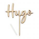 Cake topper 1 nombre 15cm. (altura) personalizado