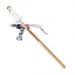 Lápiz niña Comunión romántica con 2caramelos, 24cm.