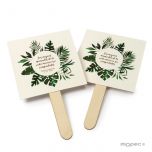 Abanico Los Mejores Momentos… hojas tropicales1, mínimo 25