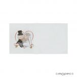 Tarjetas precortadas Pit&Pita banco corazón 30xhoja,  min.5