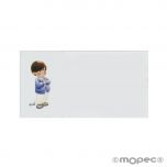 Tarj. precortadas niño Comunión ojitos 30xhj.,min.5