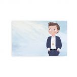 Estampa Comunión niño manos bolsillo precio x 25uds., min.25