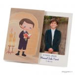 Portafoto de Comunión niño pantalón corto, min.25