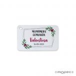 Tarjetas doble marco y flores,5,2x3,2( Pºx30u)min.30