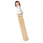 Punto libro niña cabello liso 14cm., min.6