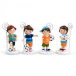 Portafotos futbolista 4modelos 10,5cm., min.4