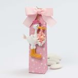 Cigueña amorosa Pita imán+anilla 5pel.choco.min.3